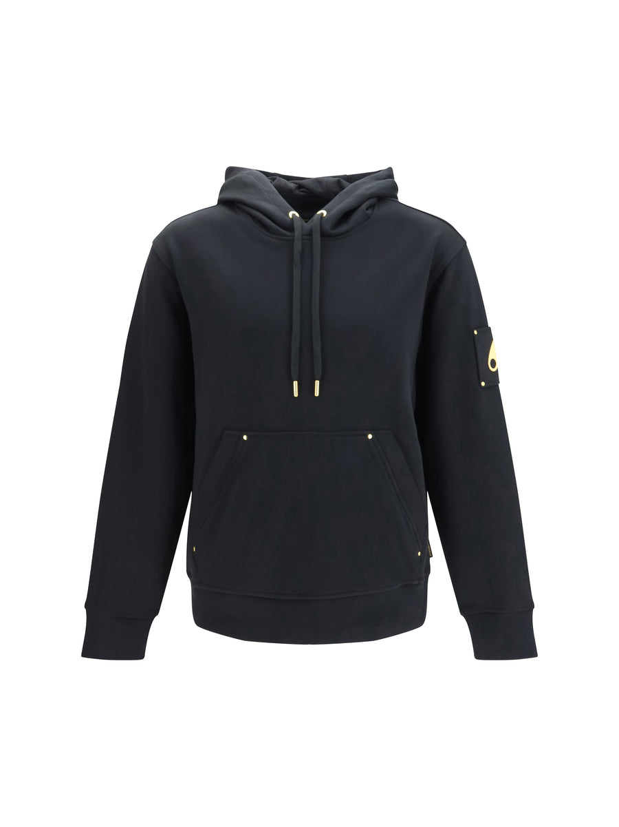 Moose Knuckles 100% Cotton sweatshirt in black