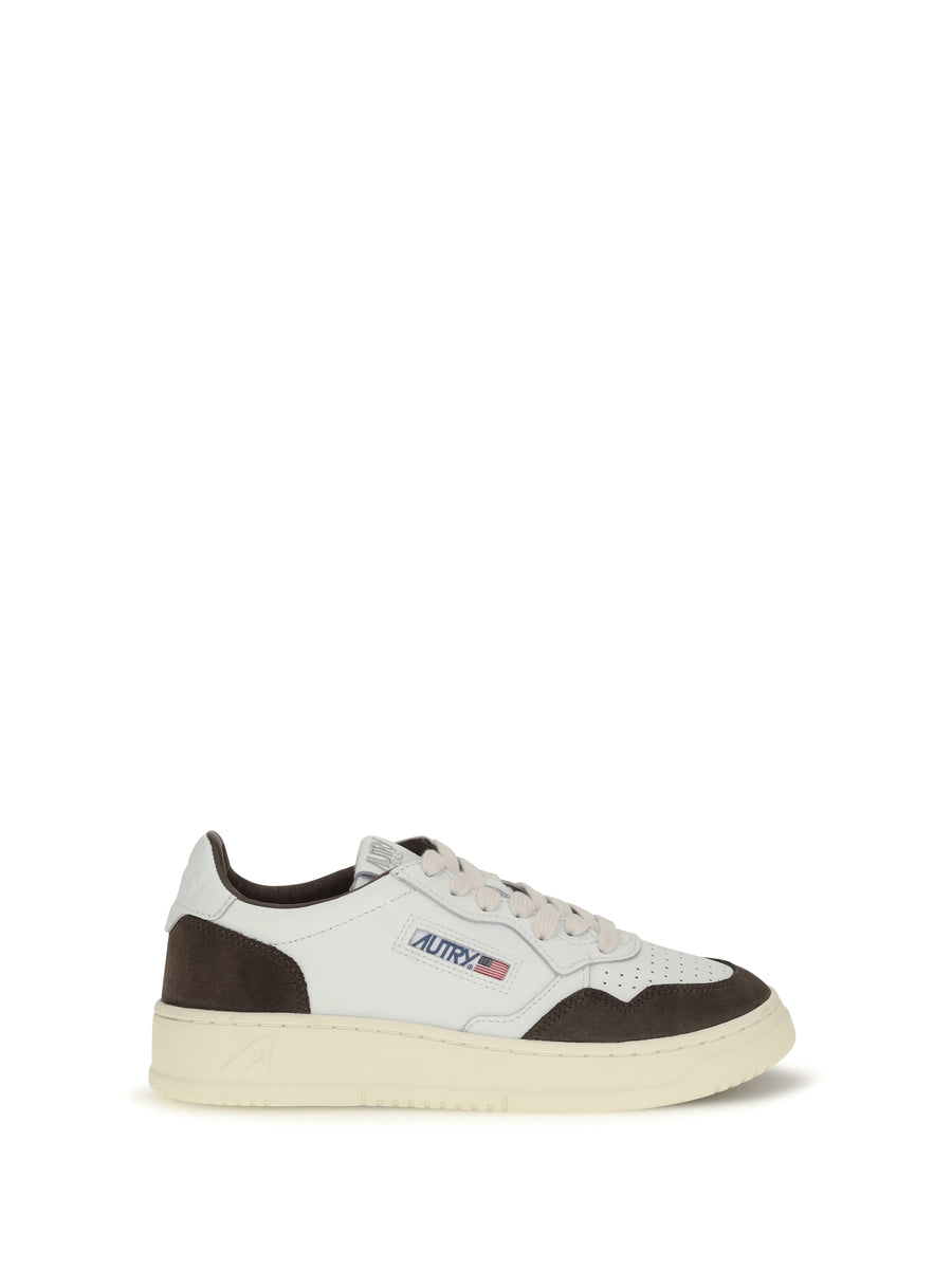Autry Upper: 100% calf leather; Sole: 100% rubber sneaker in white