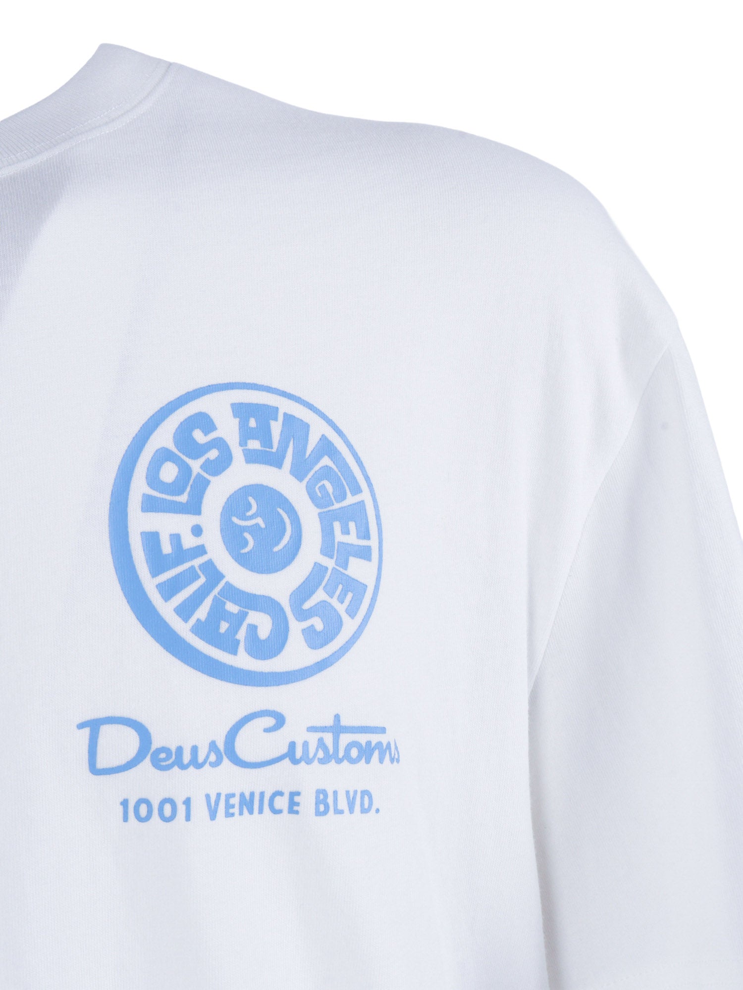 Los Angeles Address Tee White Recycled Cotton Short Sleeves T-shirt