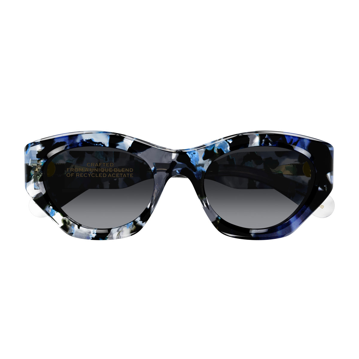 Chloé CH0220S Linea Gayia 009 Blue Grey Blu Recycled Acetate Occhiali Da Sole