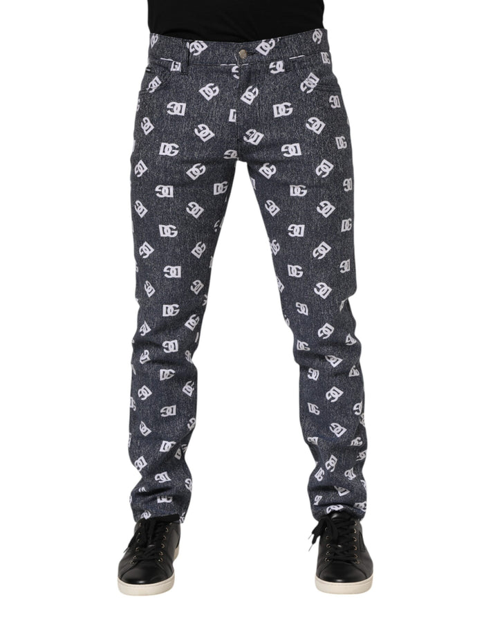 Dolce & Gabbana 97% Cotton jeans in gray — view 2