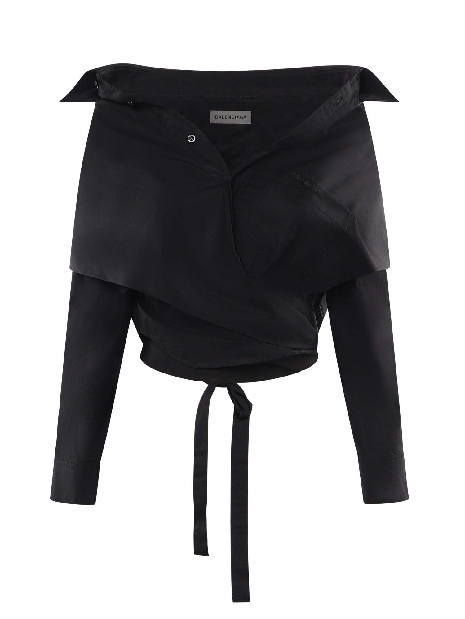 Balenciaga Shirts Black T Cotton