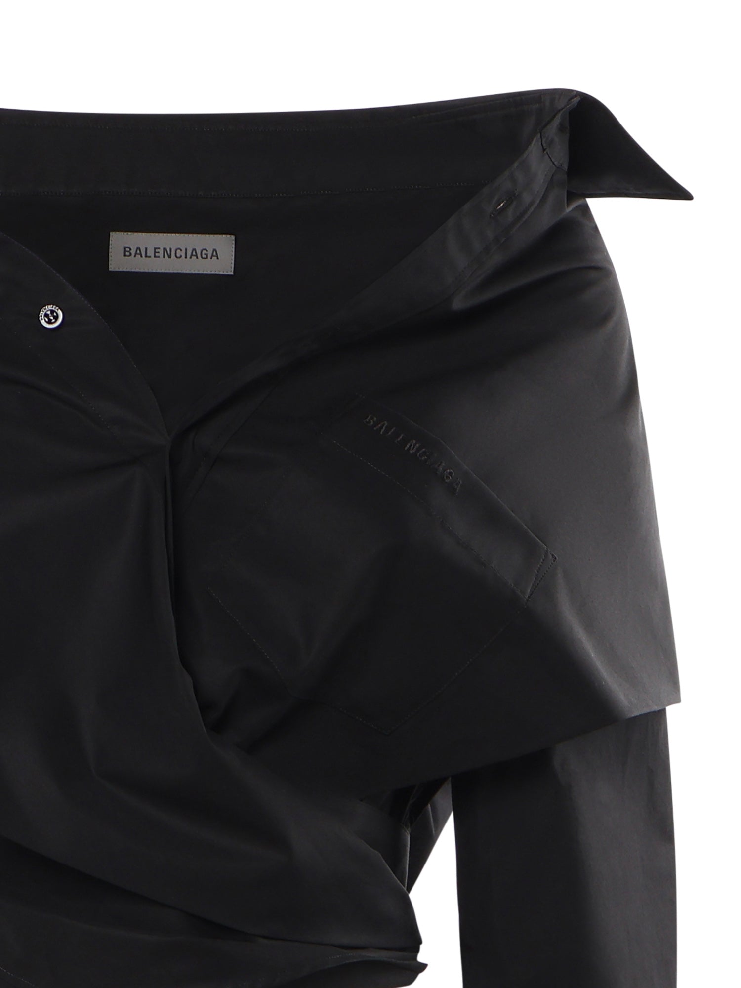 Balenciaga Shirts Black T Cotton