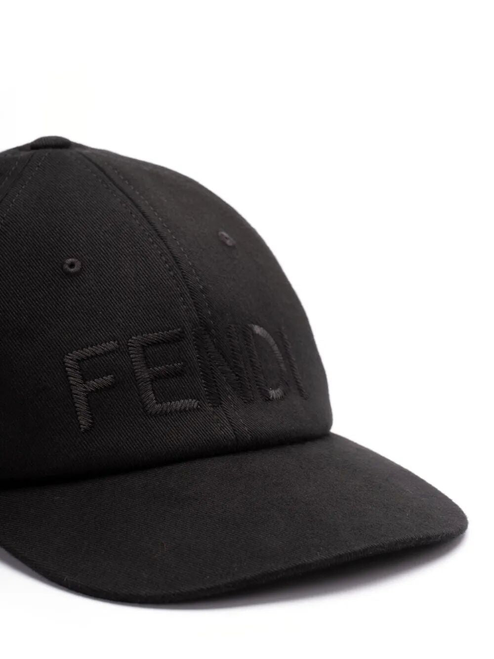 Fendi Hats Black Cotone Elastan