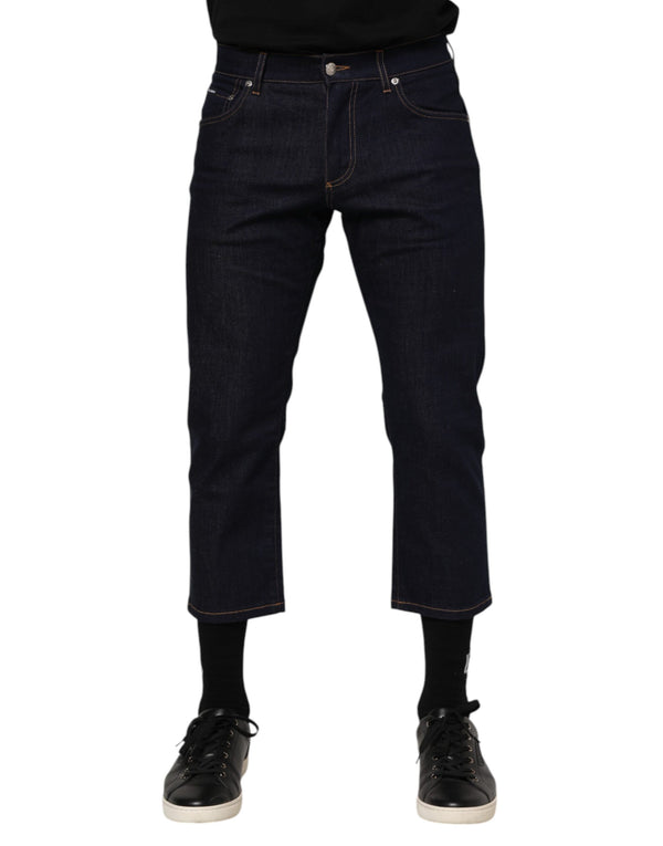Dolce & Gabbana 97% Cotton jeans in navy