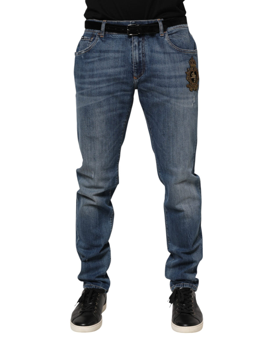 Dolce & Gabbana 98% Cotton jeans in blue