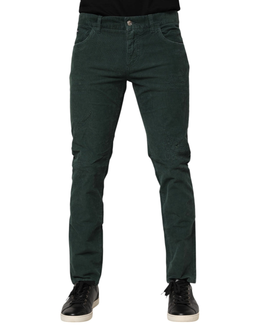Dolce & Gabbana 97% Cotton 3% Elastane jeans in green