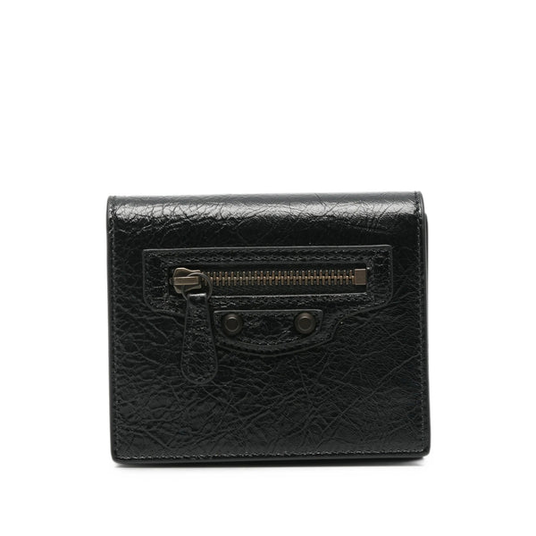 Leather Wallet Black & Purses