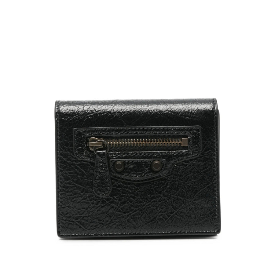 Leather Wallet Black & Purses
