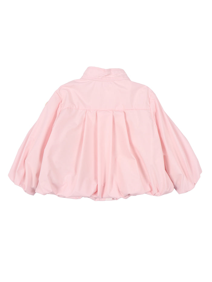 LUCE JACKET Pink Polyester Lining Cotton Short Puffer
