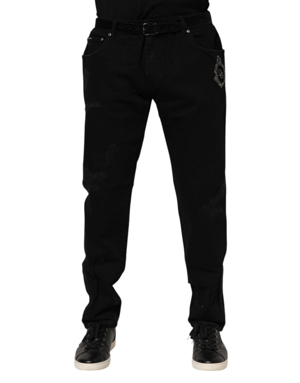 Dolce & Gabbana 98% Cotton jeans in black