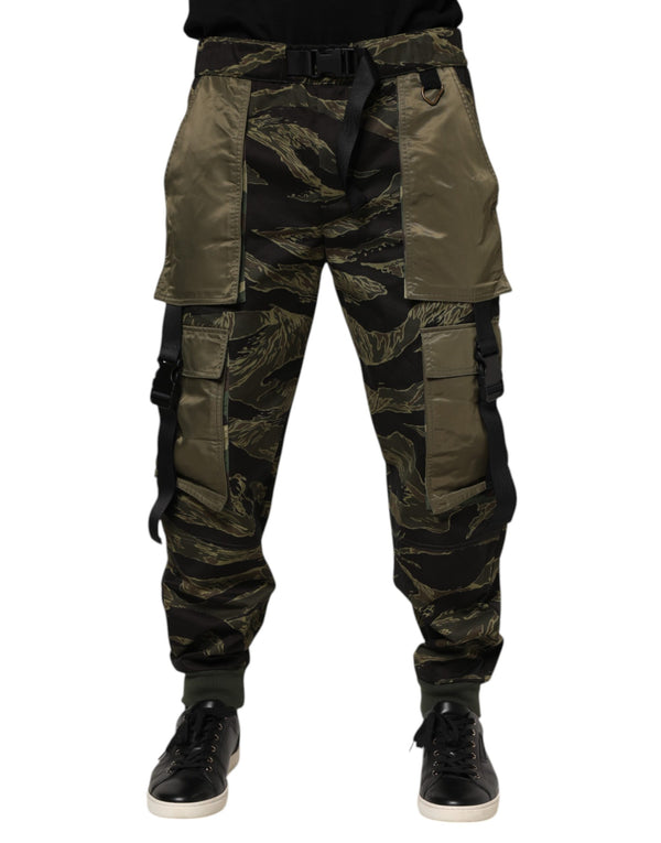 Dolce & Gabbana 70% Cotton cargo pants in multicolor