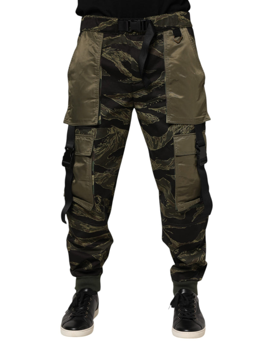 Dolce & Gabbana 70% Cotton cargo pants in multicolor