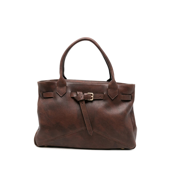 Tote Bag Brown Leather Calf