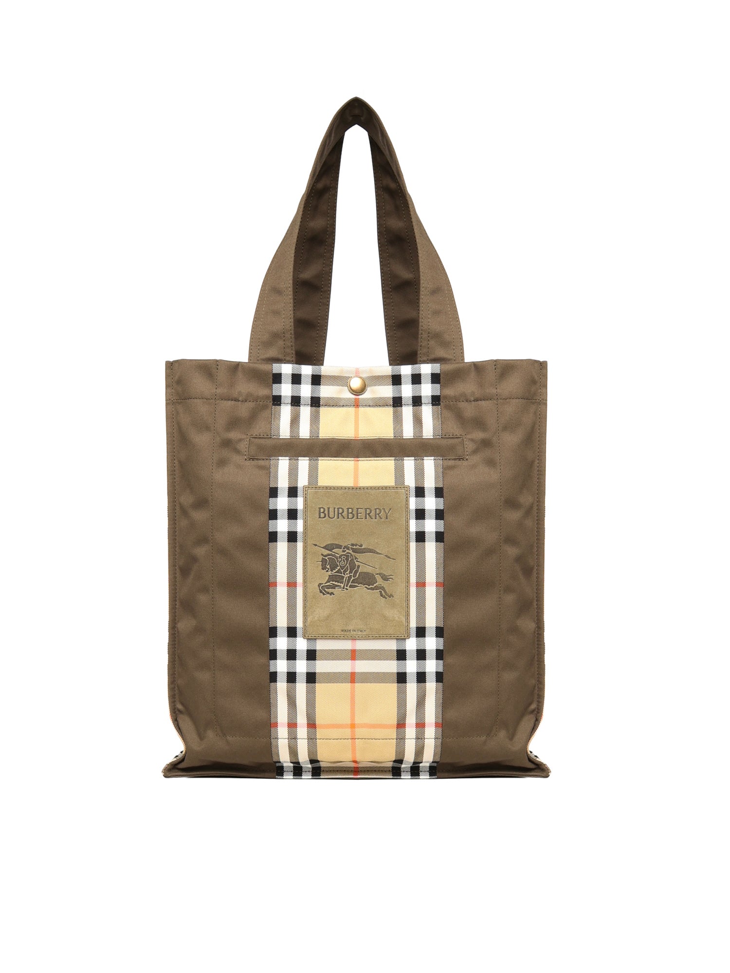 Burberry Bags Military Green, Sand Beige Polyester Cotton