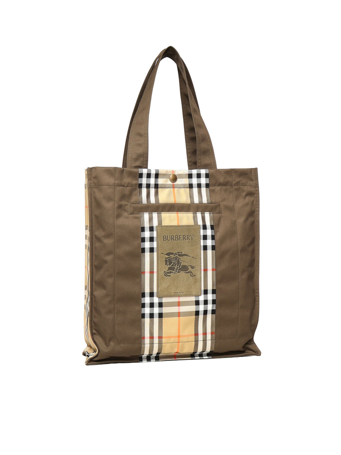 Burberry Bags Military Green, Sand Beige Polyester Cotton