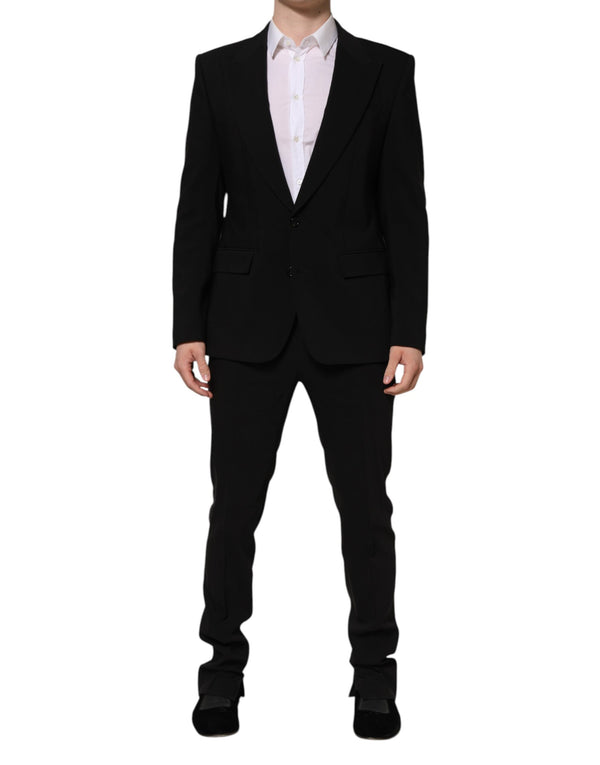 Dolce & Gabbana 61% Cotton suit in black