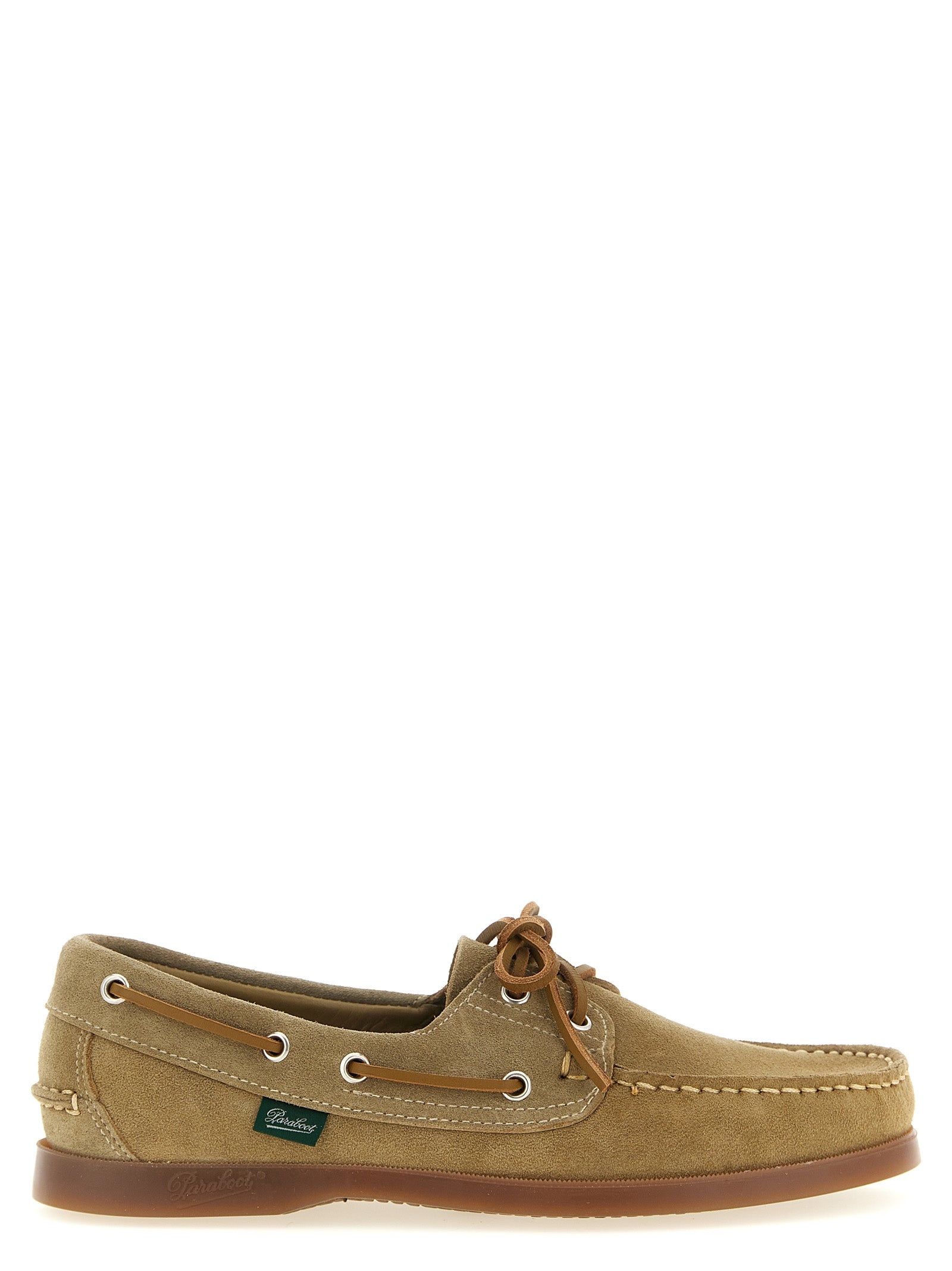 Barth boat shoe Beige Calfskin Leather (bos Taurus) Loafers