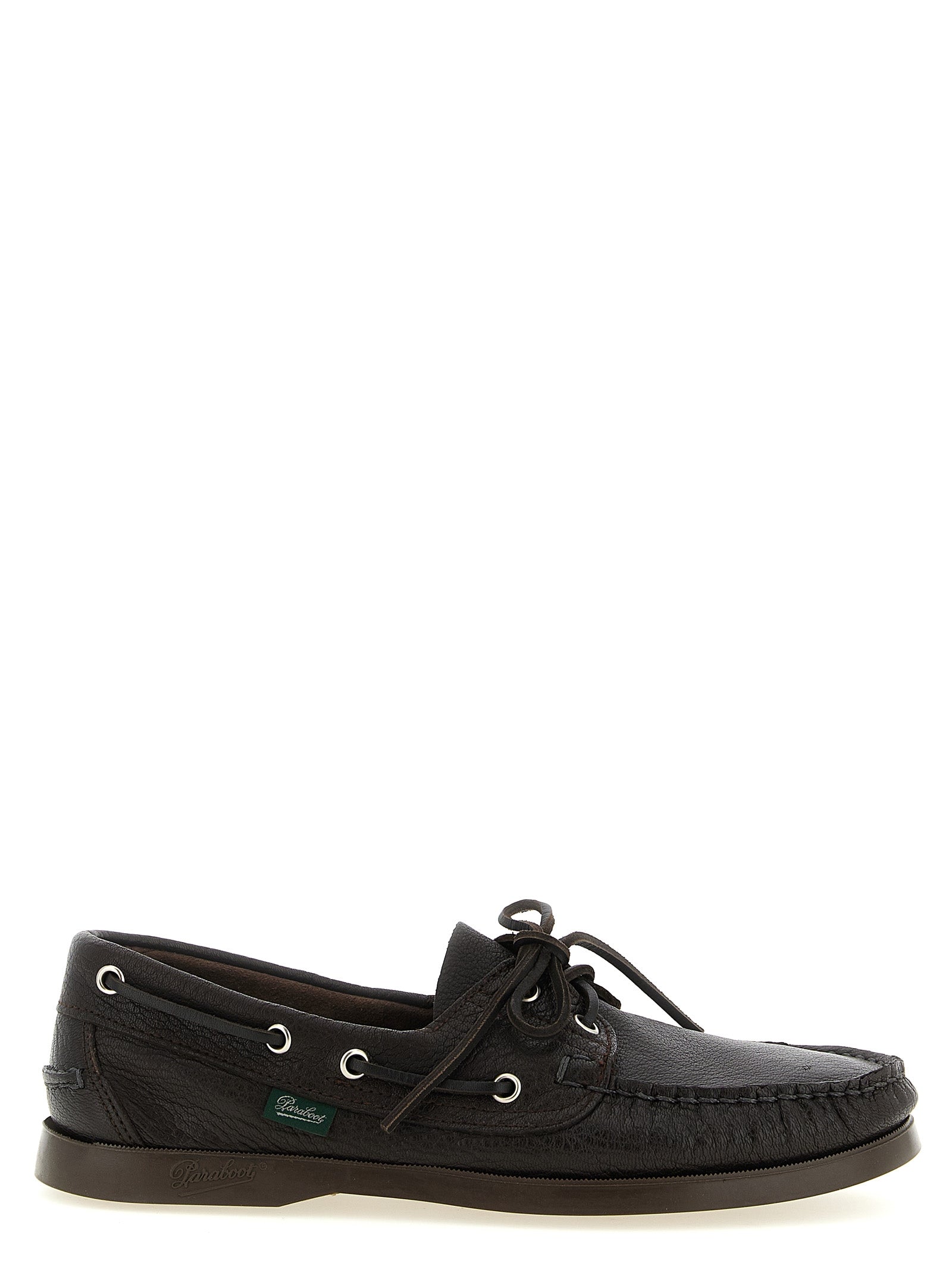 Barth boat shoe Brown Deer Leather (cervus Elaphus) Loafers