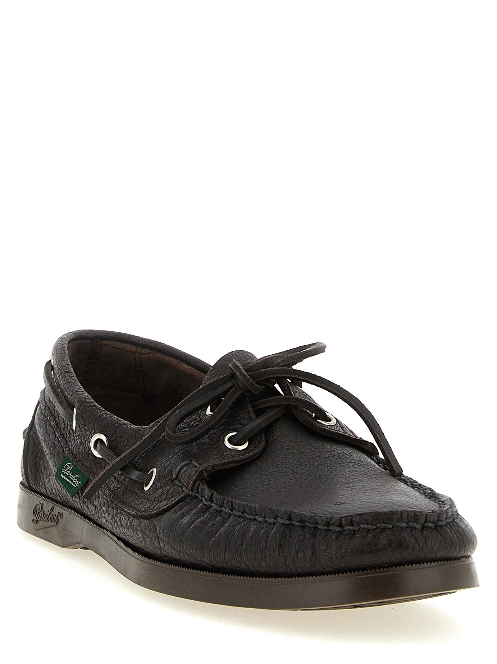 Barth boat shoe Brown Deer Leather (cervus Elaphus) Loafers