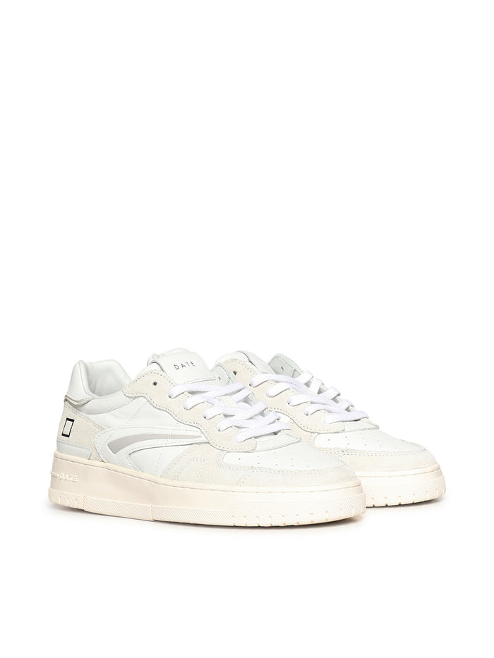 D.a.t.e. Sneakers White Cow Leather