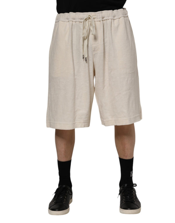 Dolce & Gabbana 100% Cotton bermuda in beige