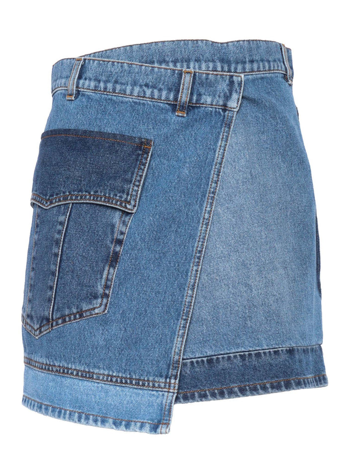 Skirt Blue Cotton