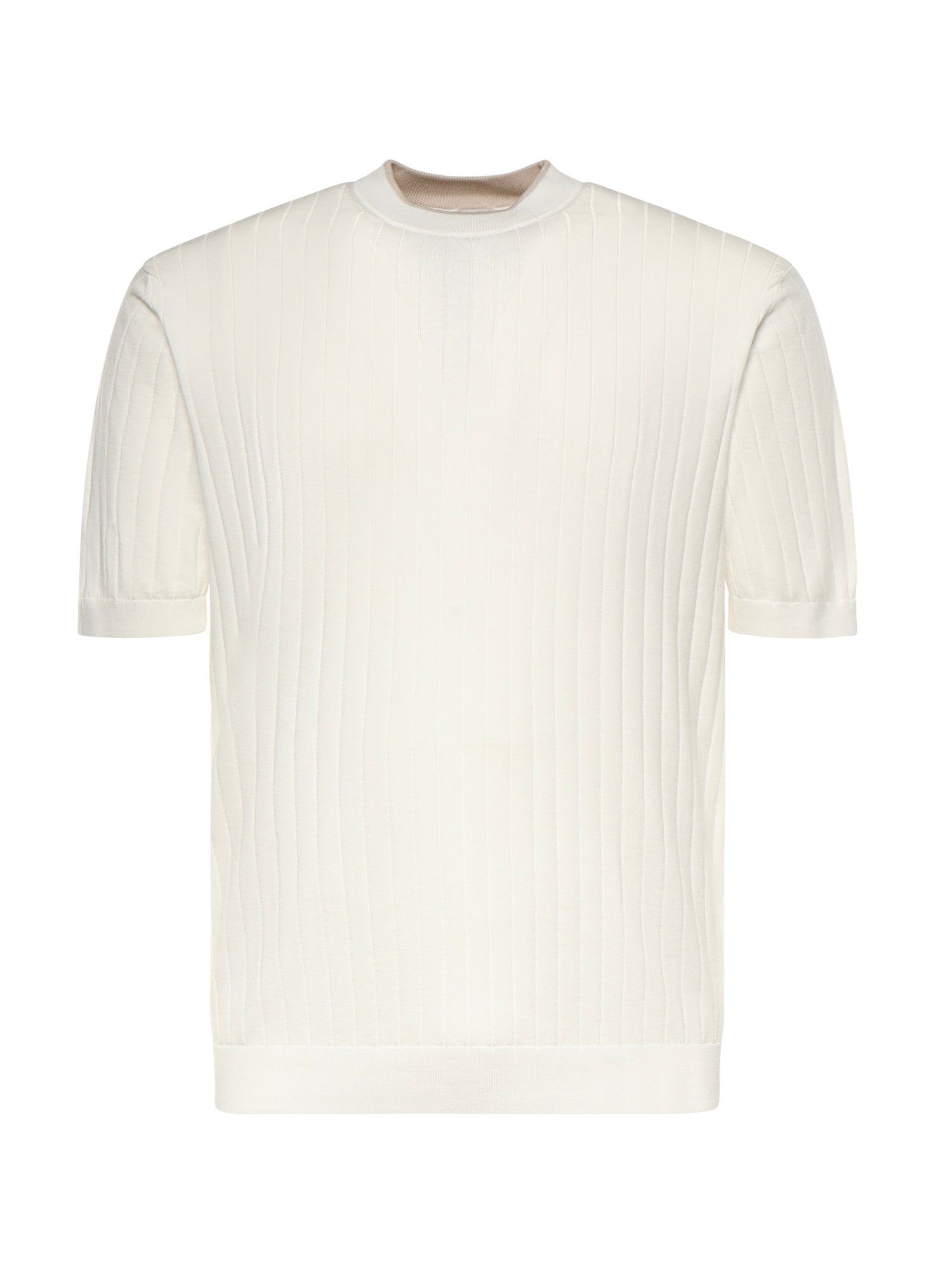 Eleventy T-Shirts And Polos White/taupe