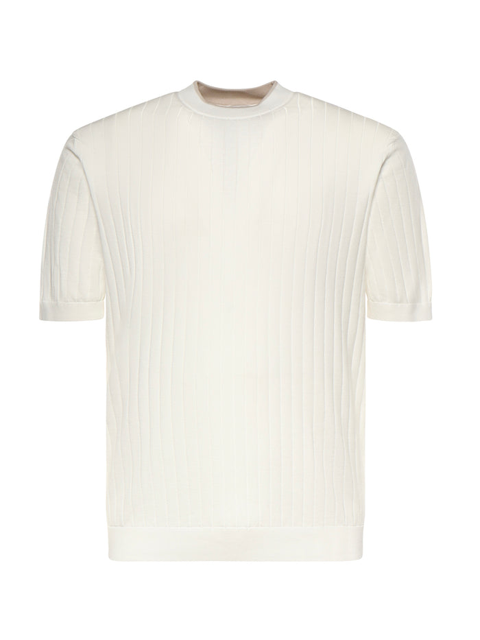 Eleventy T-Shirts And Polos White/taupe