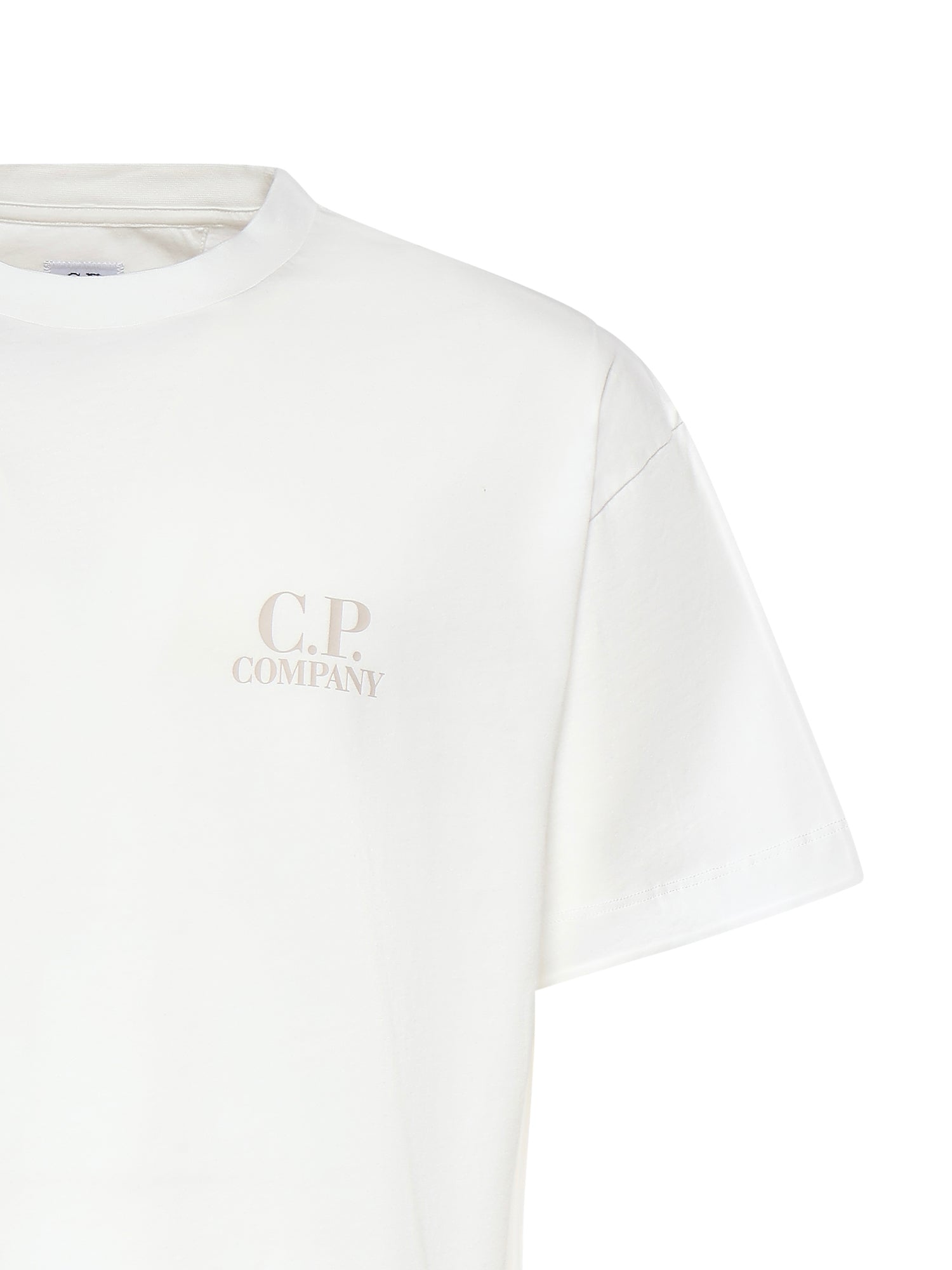 C.p. Company T-Shirts And Polos Gauze White