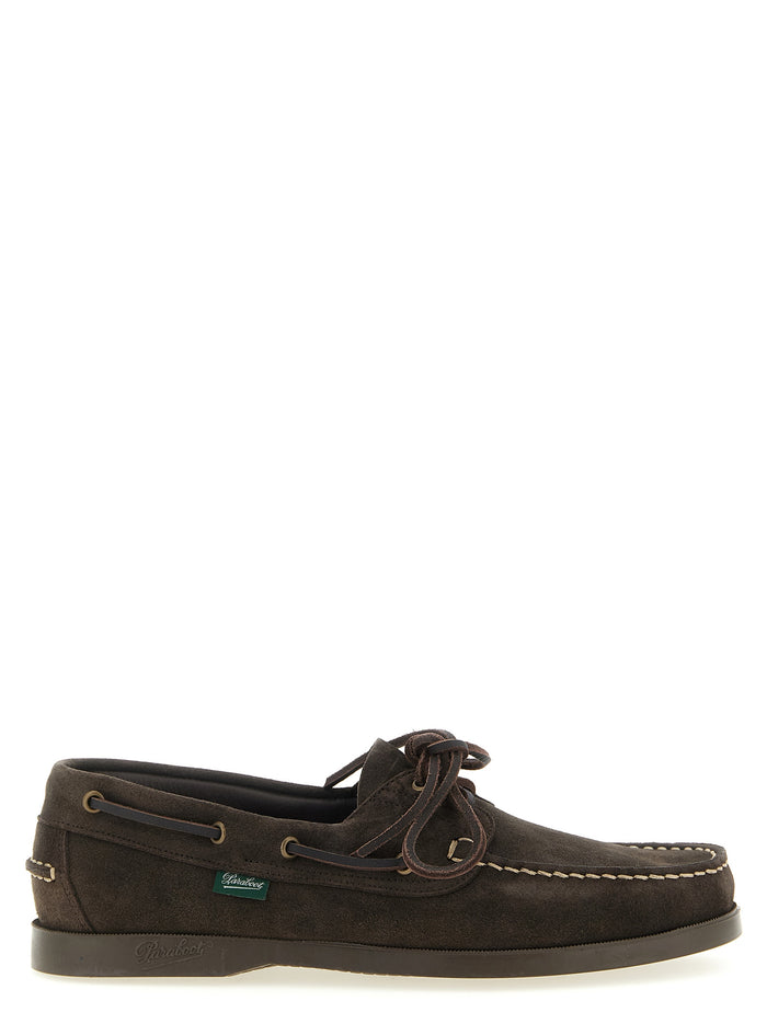 Barth boat shoe Brown Calfskin Leather (bos Taurus) Loafers