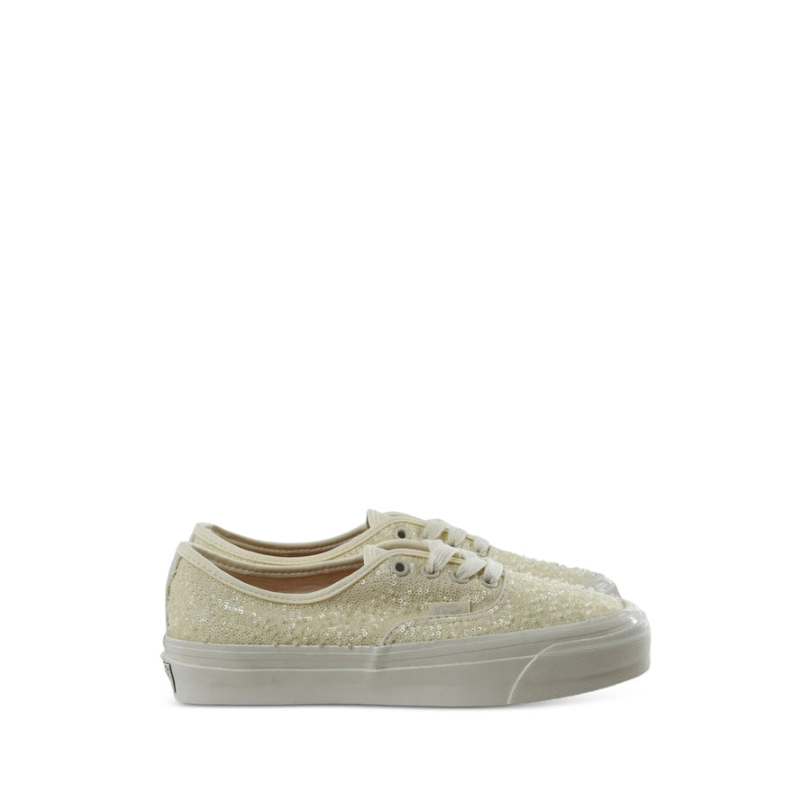 Sequin Canvas Sneakers Neutrals
