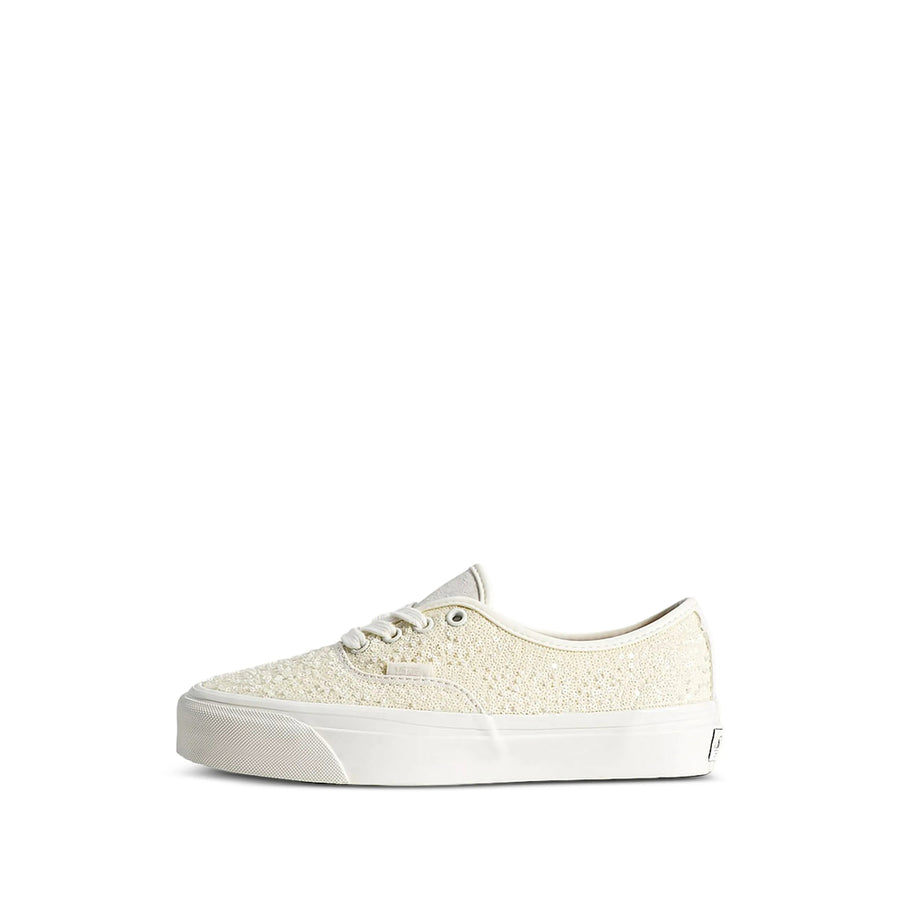 Sneakers With White Bead Embellishment Canvas