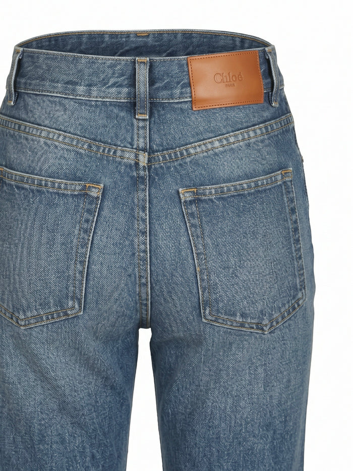 Chloè Rtw Faded Indigo Cotton