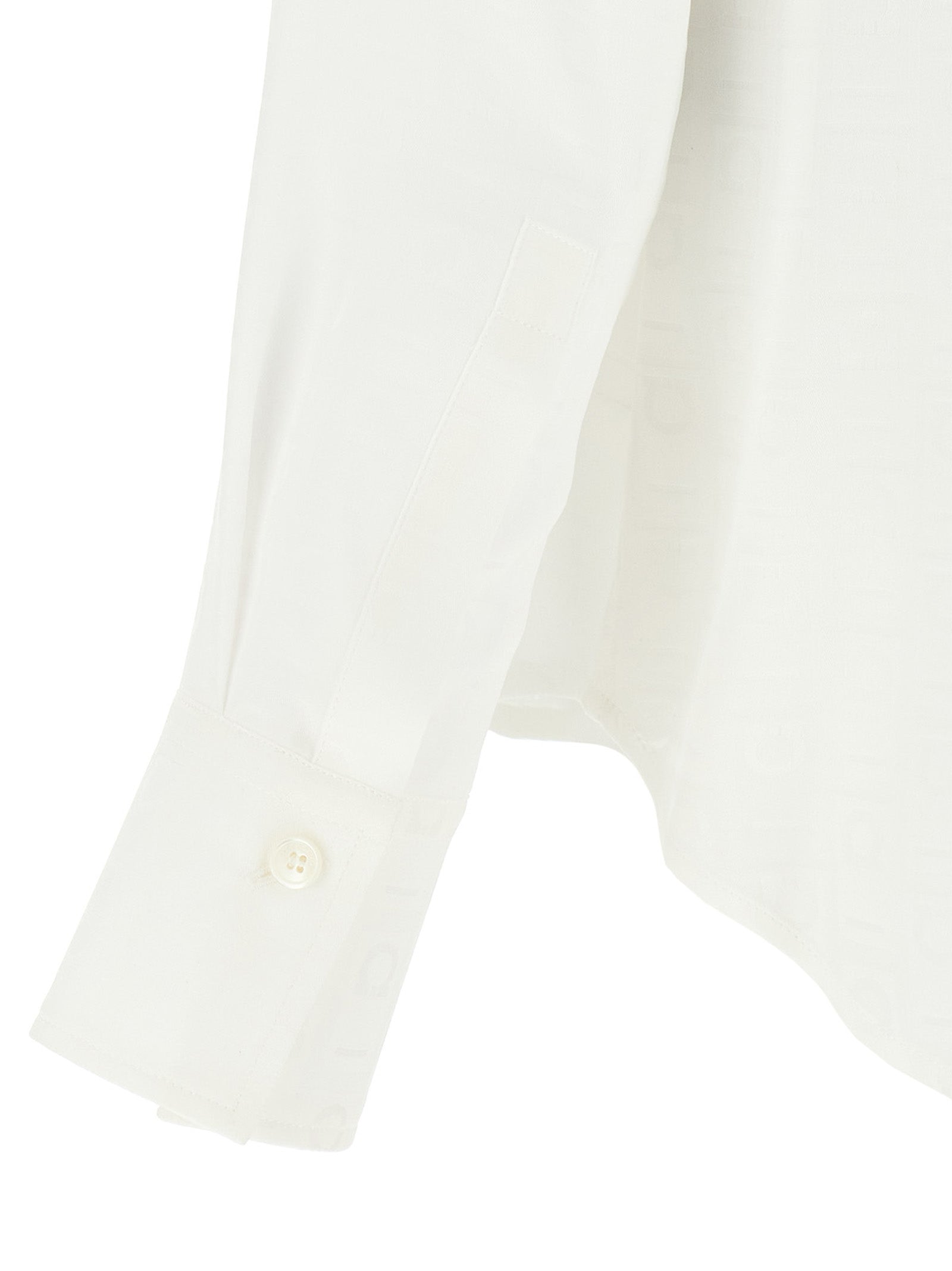Monogram shirt White Silk Shirt, Blouse
