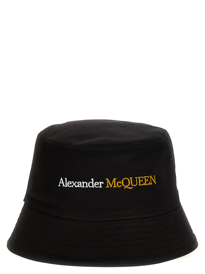 Logo bucket hat Black Cotton