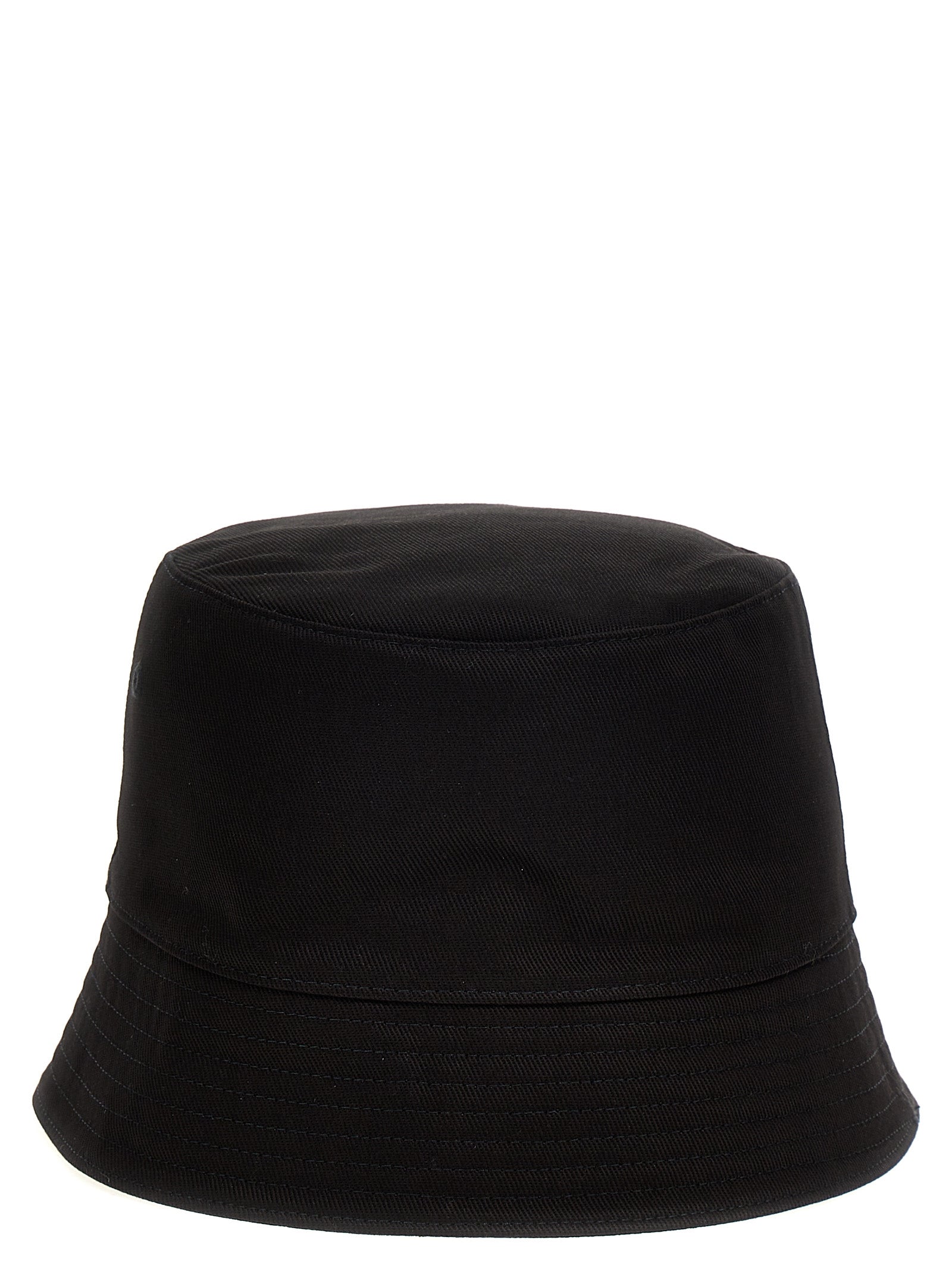 Logo bucket hat Black Cotton