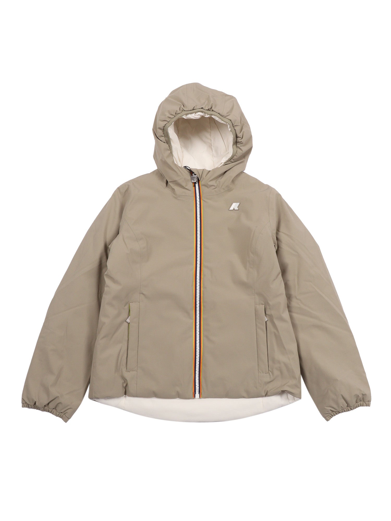 P. LILY ST WARM DOUBLE DOWN JACKET Green Short Puffer