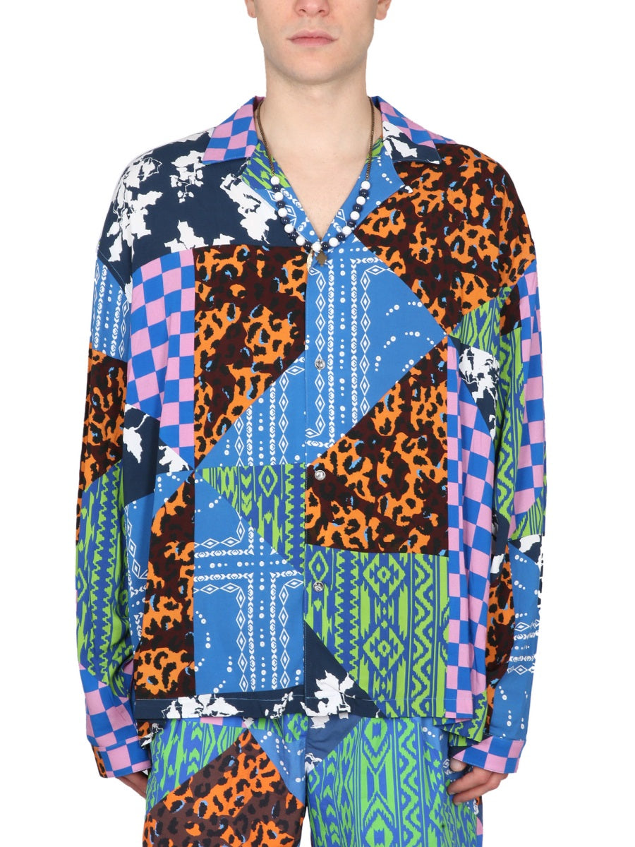 Hawaii Mix & Match Shirt Blue Viscose