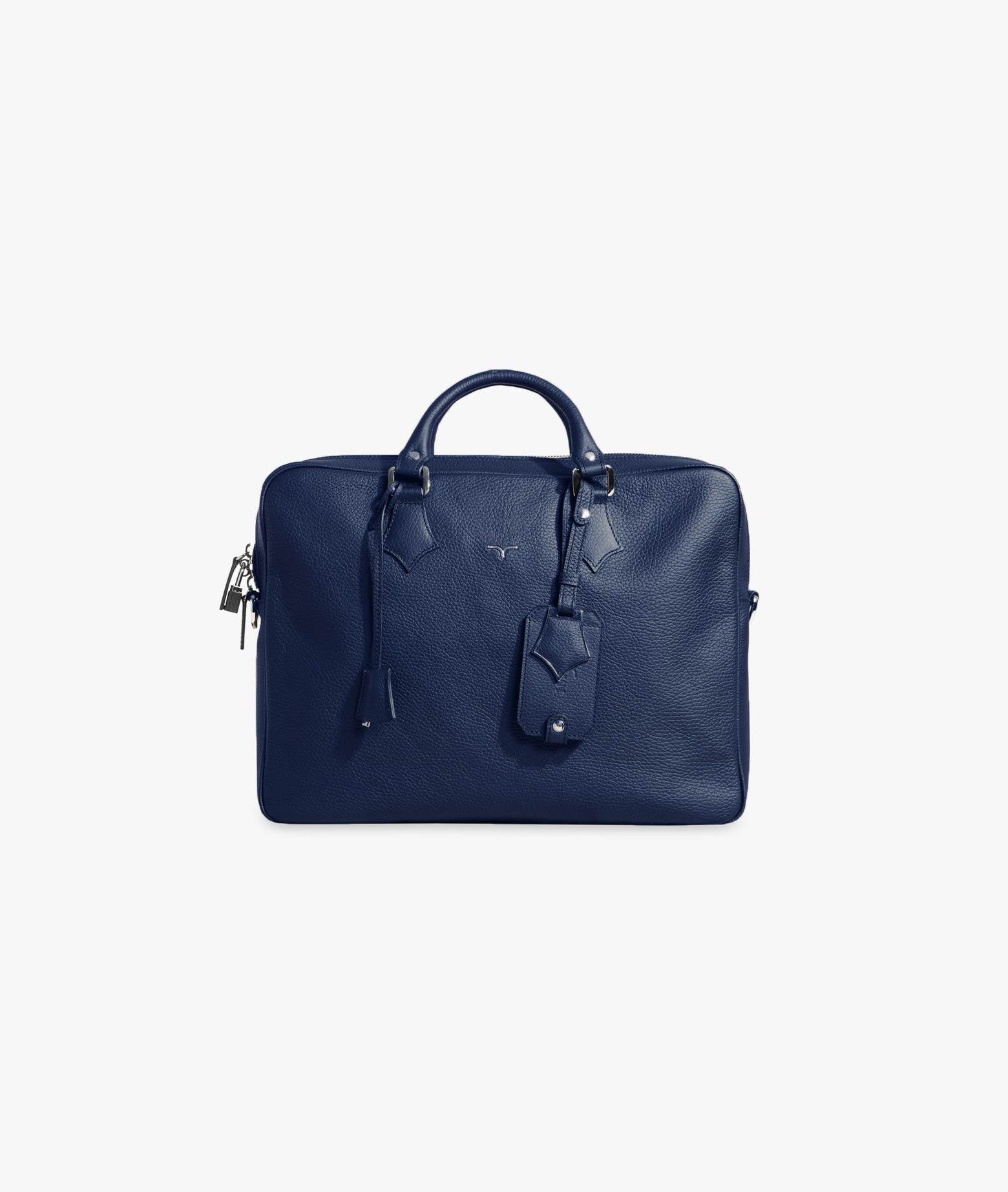 Briefcase Piazza Affari Blue Bag