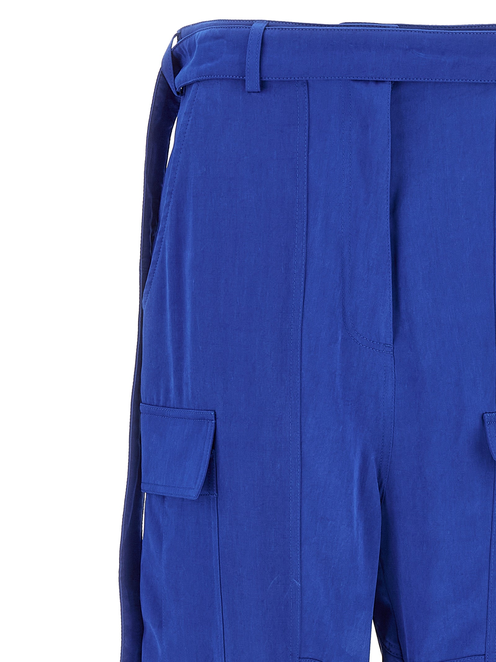 Cargo pants Blue Lyocell