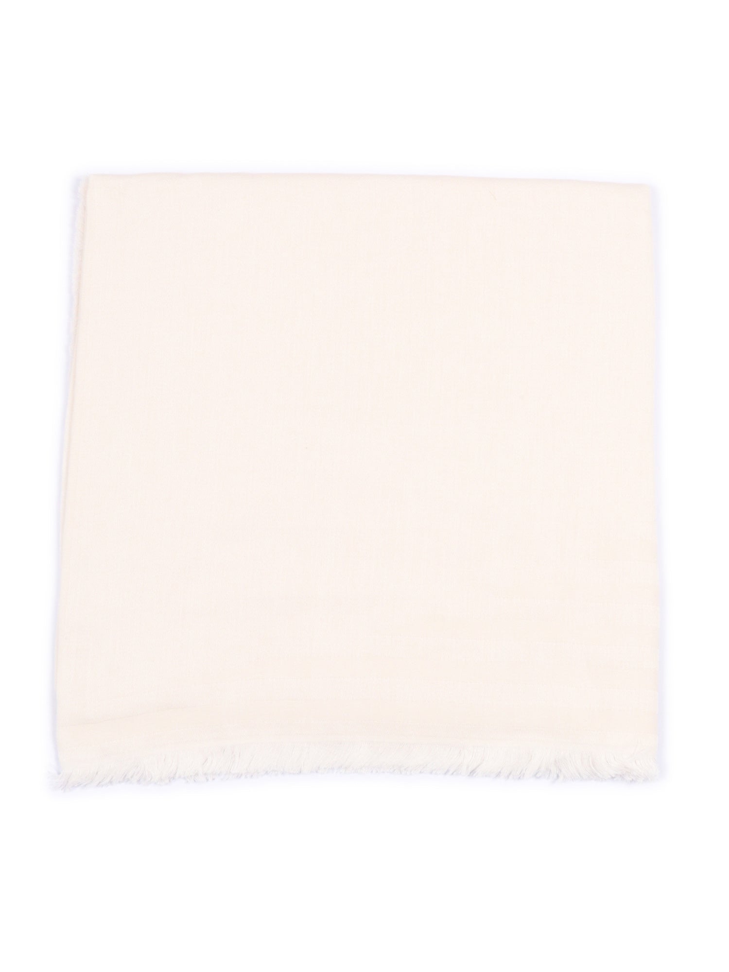 Shawl White Cotton Modal Scarf