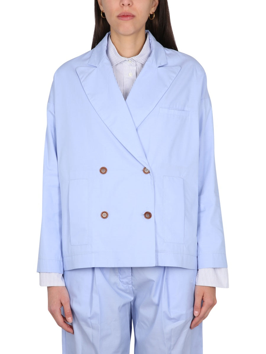 Charlotte Jacket Azure Cotton