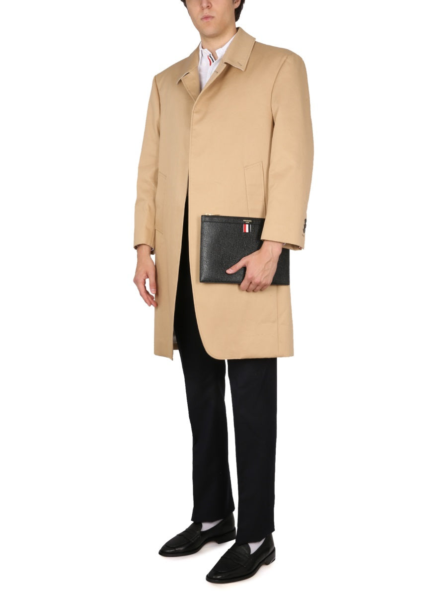 Cotton Coat With Classic Collar Brown Trench & Raincoats