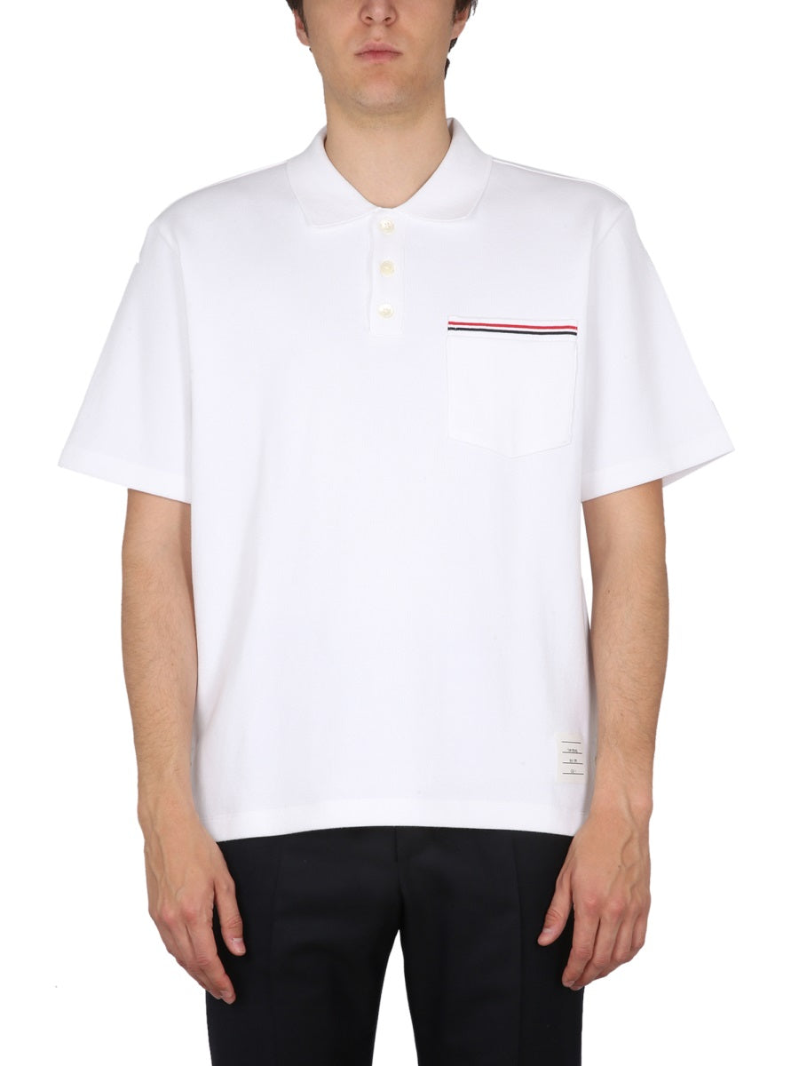 Cotton Polo With Classic Collar White Shirts