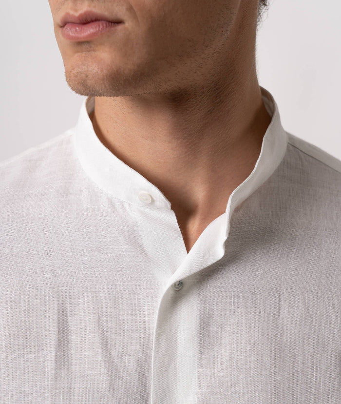 Casual Linen Shirt Kensington White Sport