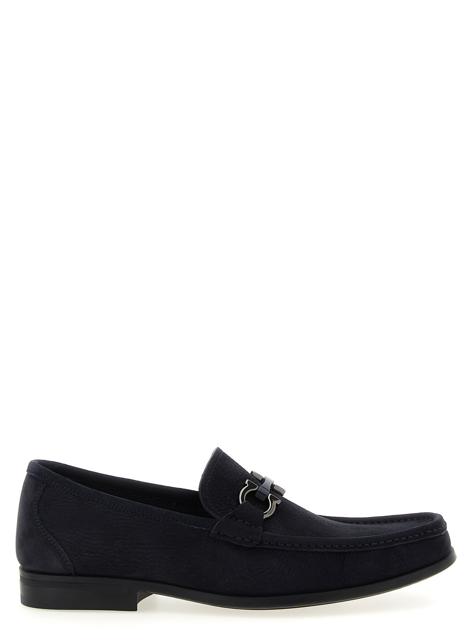 Grandioso Loafers Blue Calfskin Leather (bos Taurus)