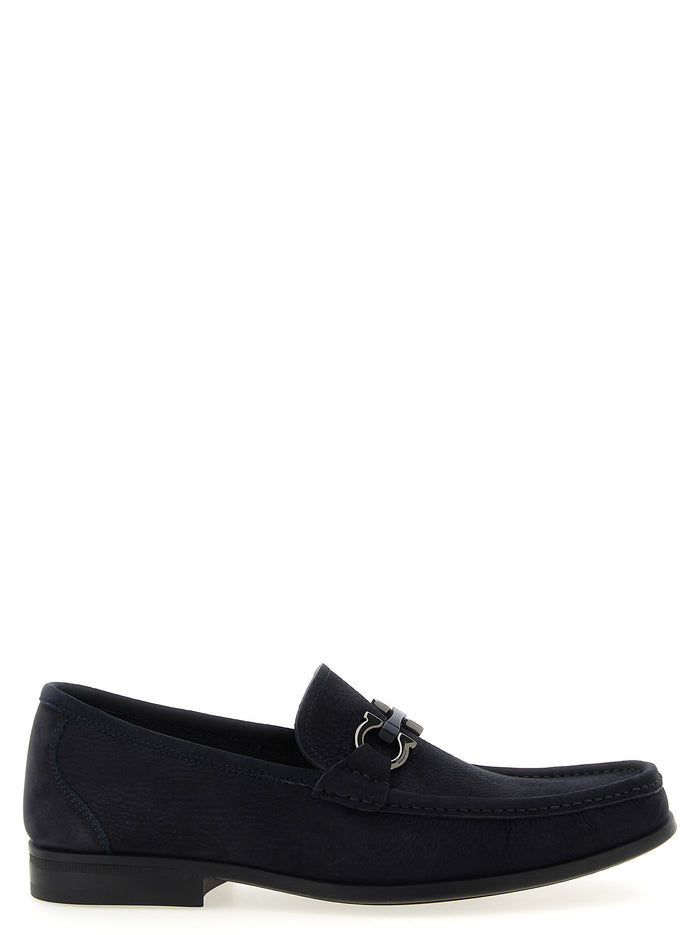 Grandioso Loafers Blue Calfskin Leather (bos Taurus)