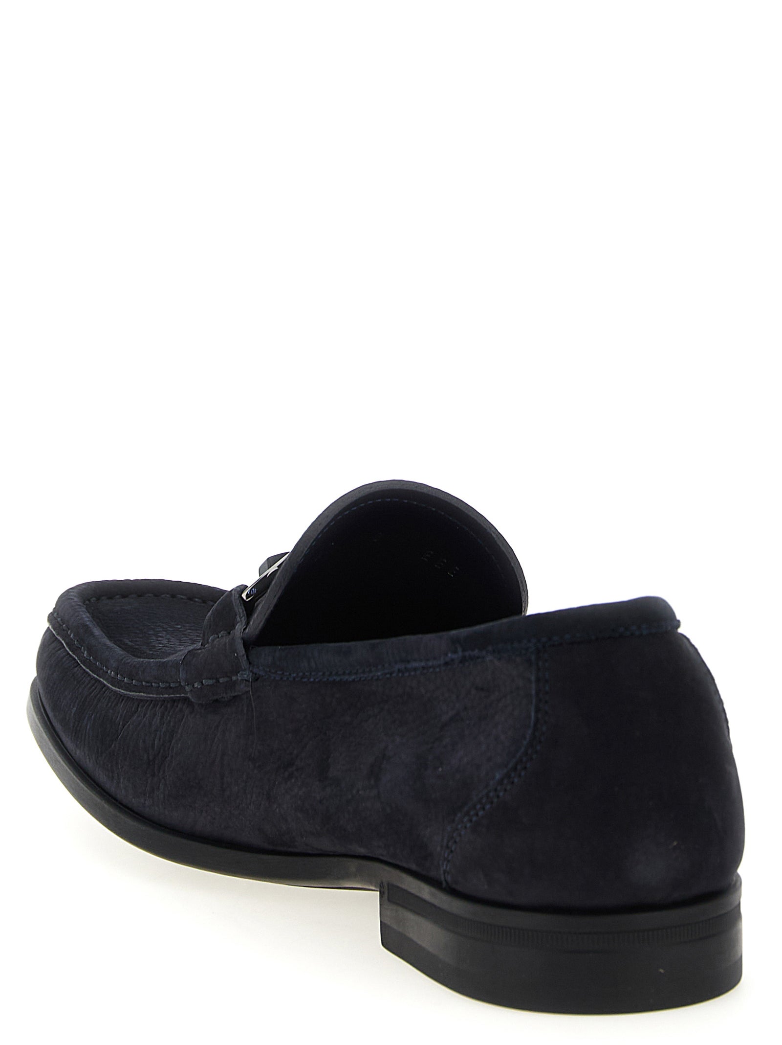 Grandioso Loafers Blue Calfskin Leather (bos Taurus)