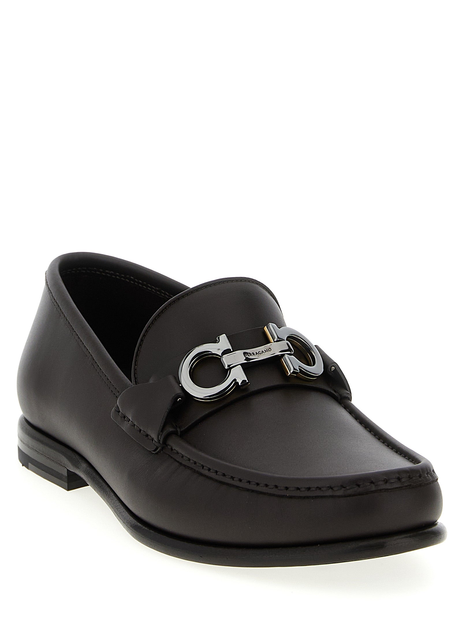 Avril loafers Brown Calfskin Leather (bos Taurus)